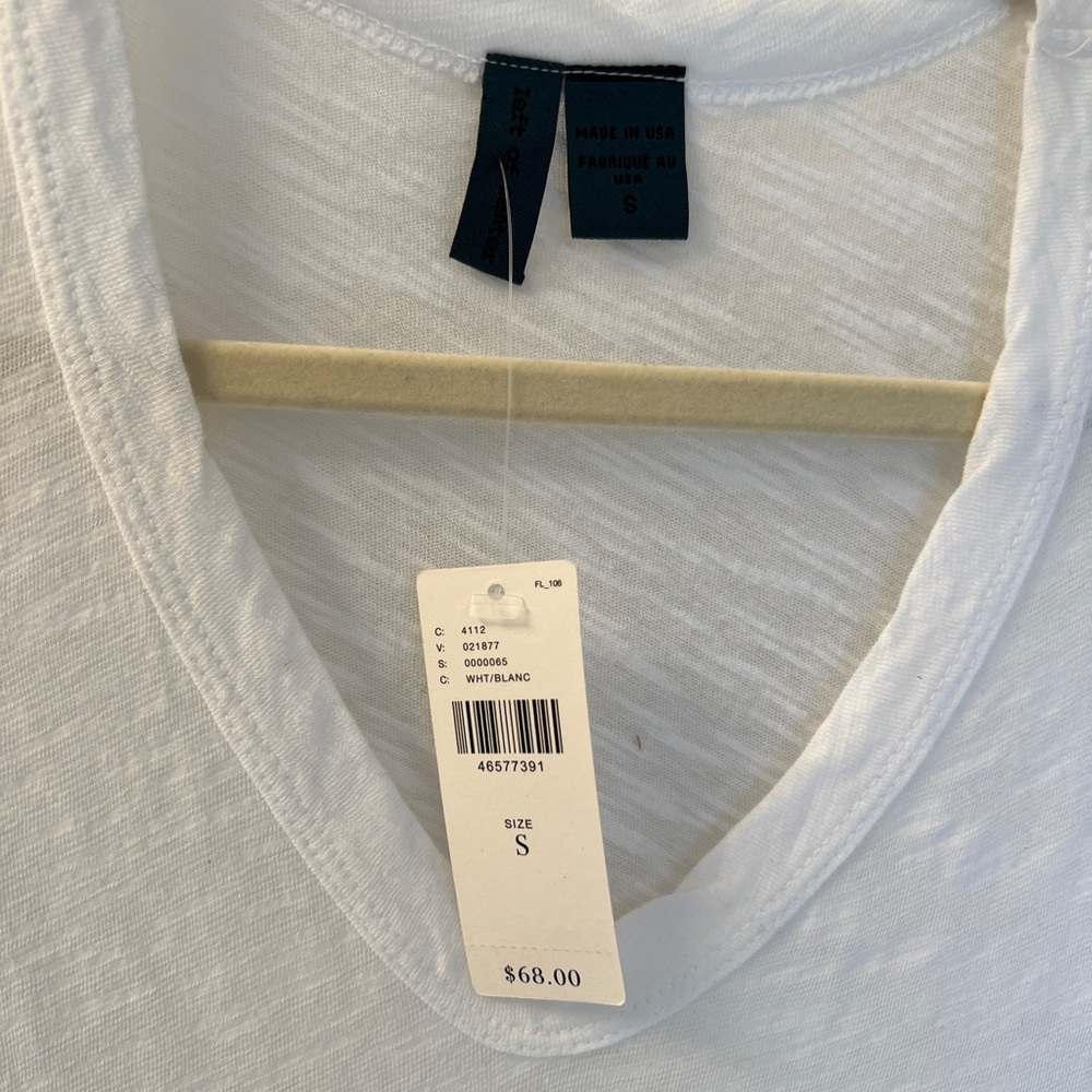 NWT Anthropologie white tee Size Small - Picture 3 of 5